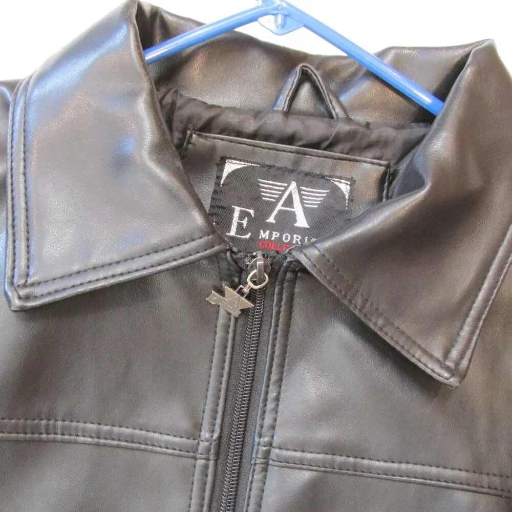 Armani Emporio Collezione L Faux leather jacket - Picture 7 of 13